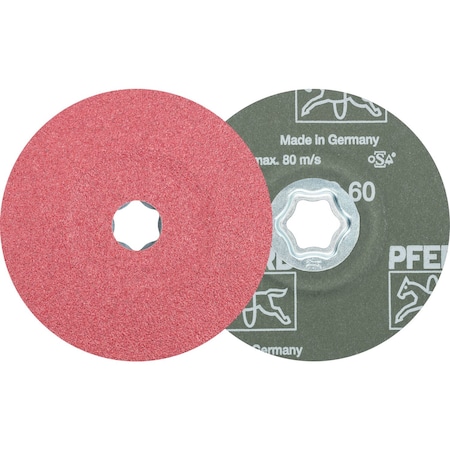 Pferd Combiclick Fiber Disc, 5", Co-Cool, 60 Grit 40707
